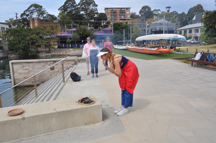 Welcome to Country Smoking Ceremony performed by
Elder Uncle Mark during the Speculative Harbouring walkshop